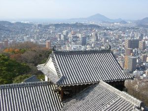 View from Matsuyama Castle (the town where I used to live) by Jyo81 (Creative Commons licence)