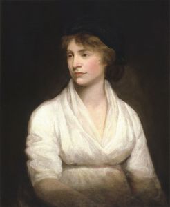Portrait of Mary Wollstonecraft by John Opie. This image is in the public domain.